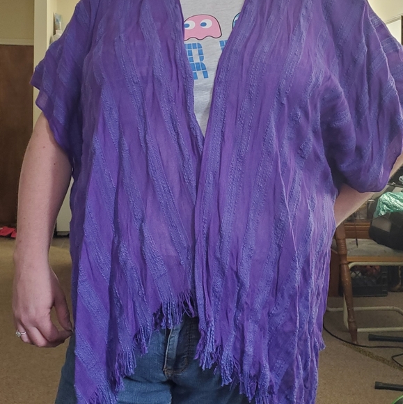 Plus size top N/W/T [ I keep tags] Bohemian top - Picture 9 of 9